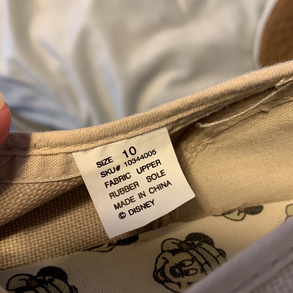Disney safari Mickey canvas lace up sneaker size 10 animal kingdom Disney world - Picture 7 of 7